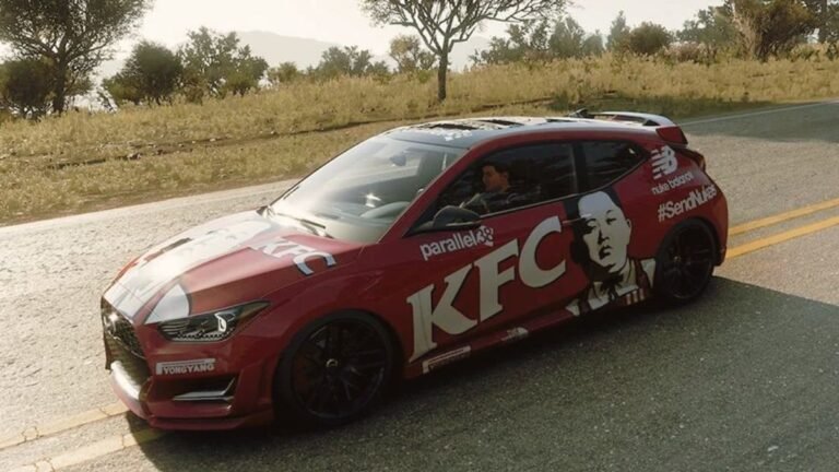 Jugador de Forza Horizon 5 recibe baneo de más de 8,000 años por diseño inspirado en Kim Jong-un y KFC